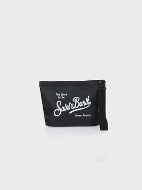 Aline schwarze wasserfeste Pochette