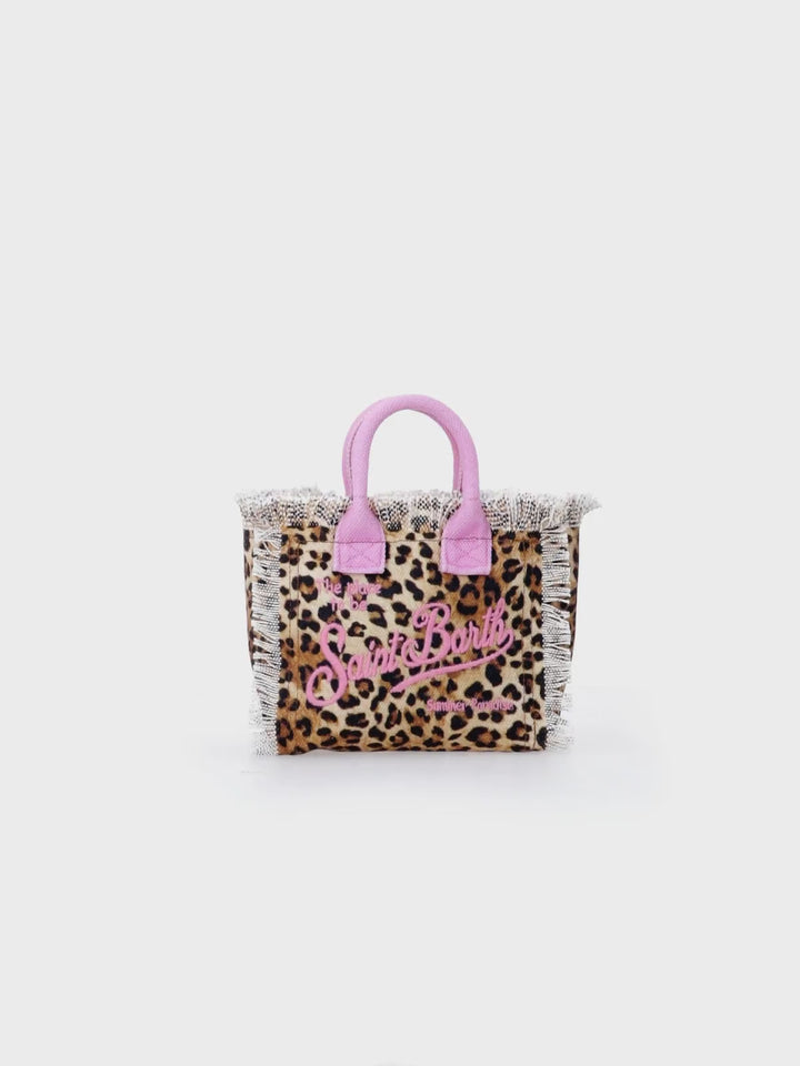 Animalier cotton canvas Mini Vanity bag