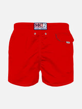 Boy red swim shorts | PANTONE™ SPECIAL EDITION