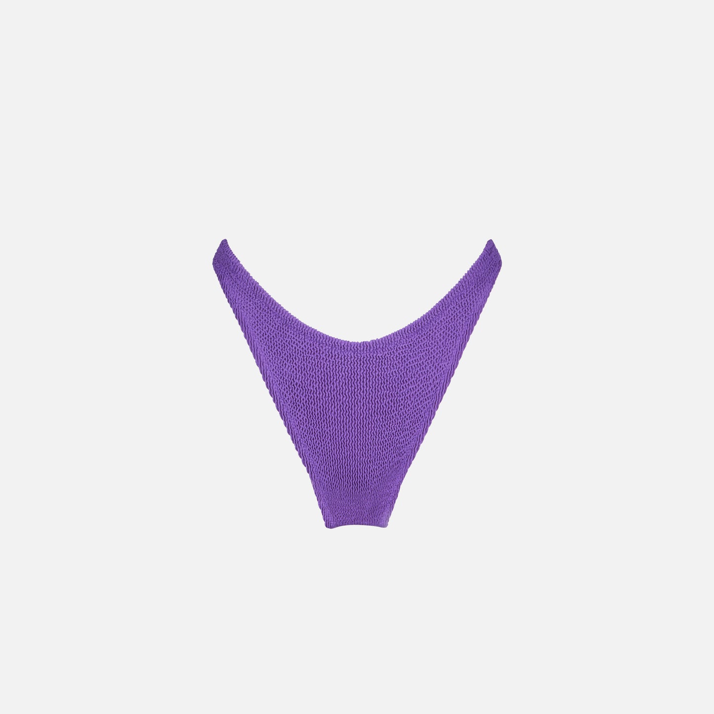 Braguita de bikini cheeky de mujer en tejido crinkle morado 