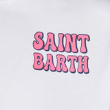 Boy cotton t-shirt with St. Barth Island print