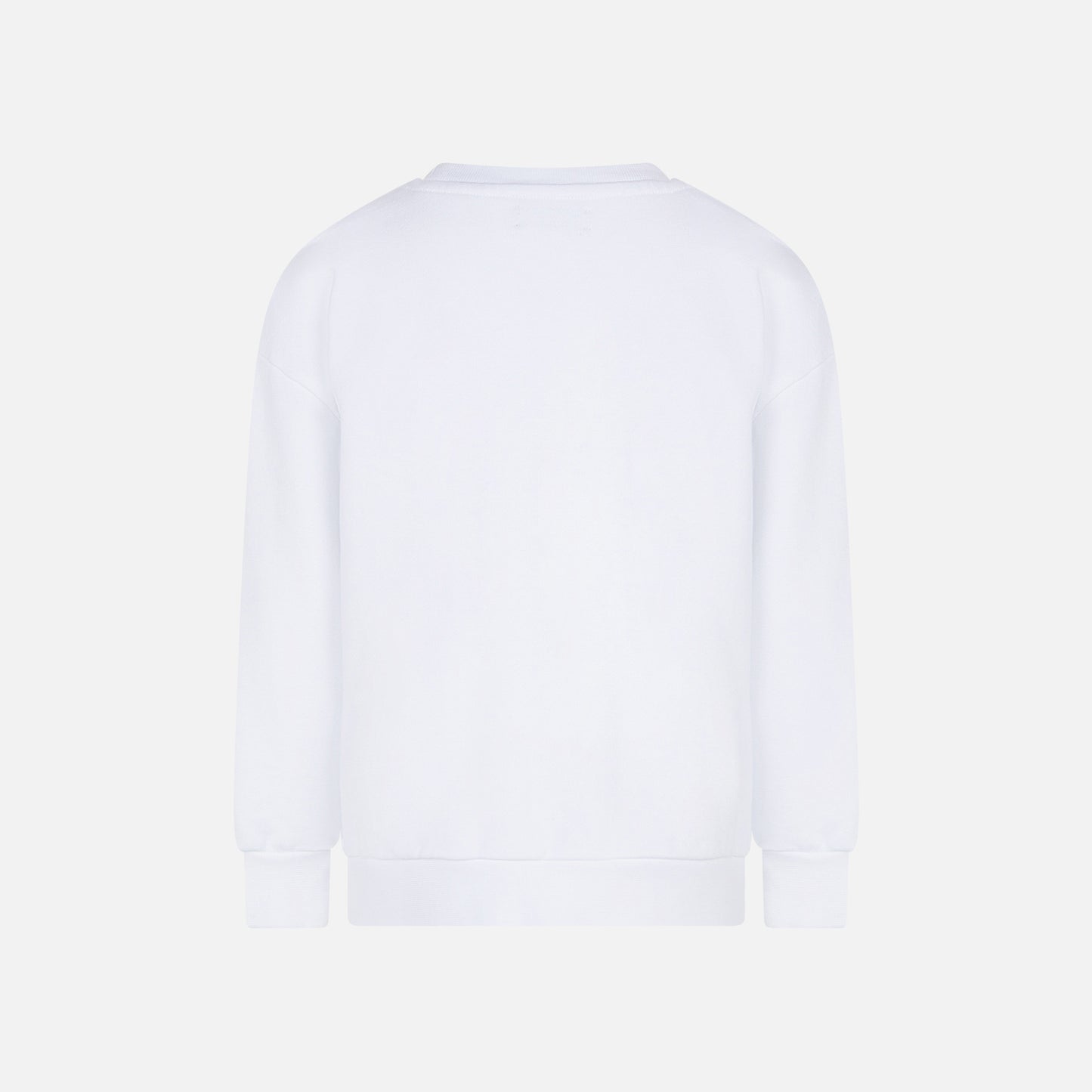 Mädchen-Sweatshirt mit mehrfarbigem St. Barth-Frottee-Patch