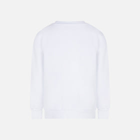 Mädchen-Sweatshirt mit mehrfarbigem St. Barth-Frottee-Patch