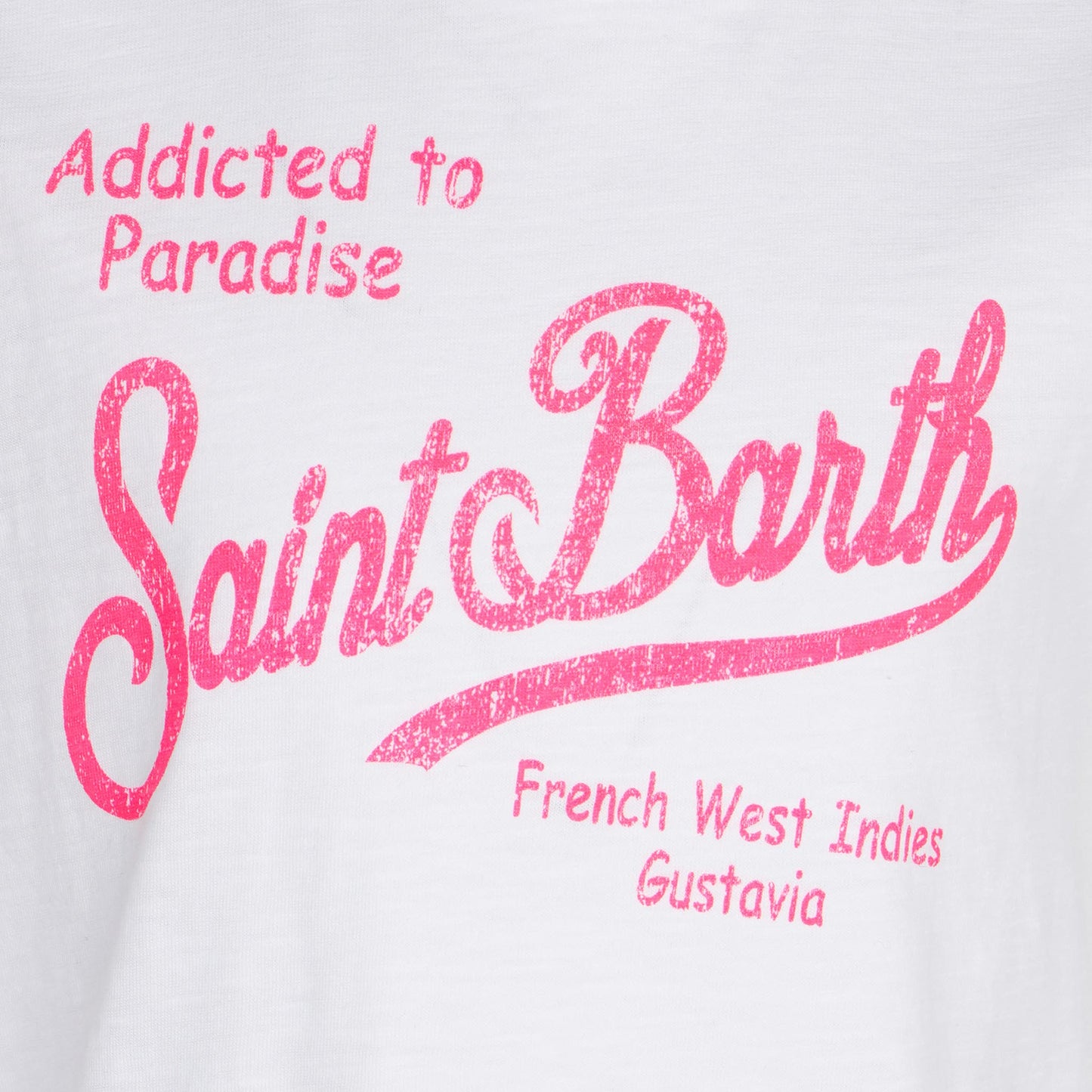 Baumwoll-T-Shirt für Mädchen mit Saint-Barth-Aufdruck