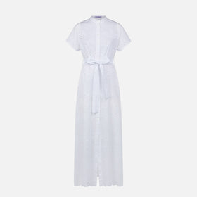 Abito da donna in sangallo bianco
