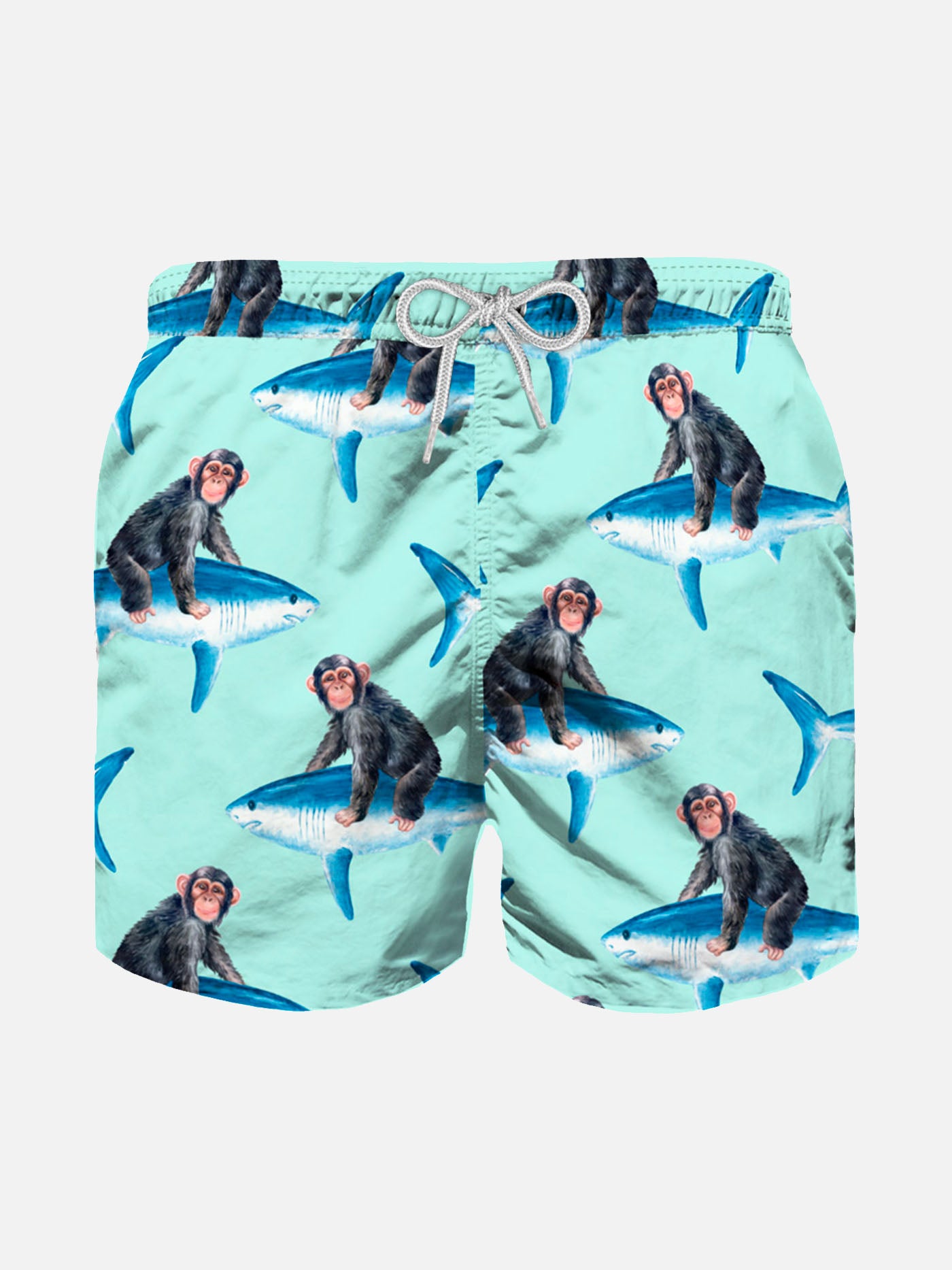 Badeshorts für Jungen mit Affenreiten