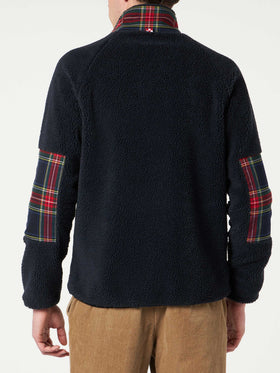 Sherpa jacket with pocket and St. Barth embroidery - MC2 Saint Barth