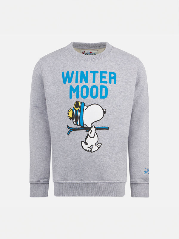 Boy crewneck grey sweatshirt with Snoopy print | SNOOPY PEANUTS™ SPECIAL EDITION