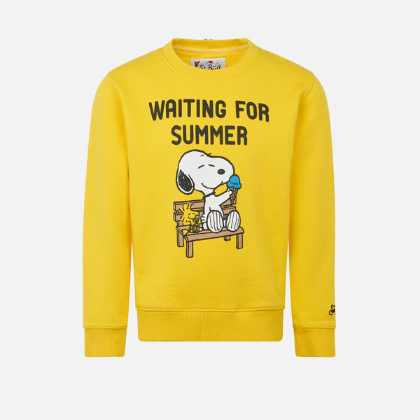 Jungen-Sweatshirt mit Rundhalsausschnitt und Snoopy-Aufdruck | SNOOPY PEANUTS™ SONDEREDITION