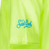 Boy fluo yellow cotton t-shirt with Snoopy Padel print | SNOOPY - PEANUTS™ SPECIAL EDITION