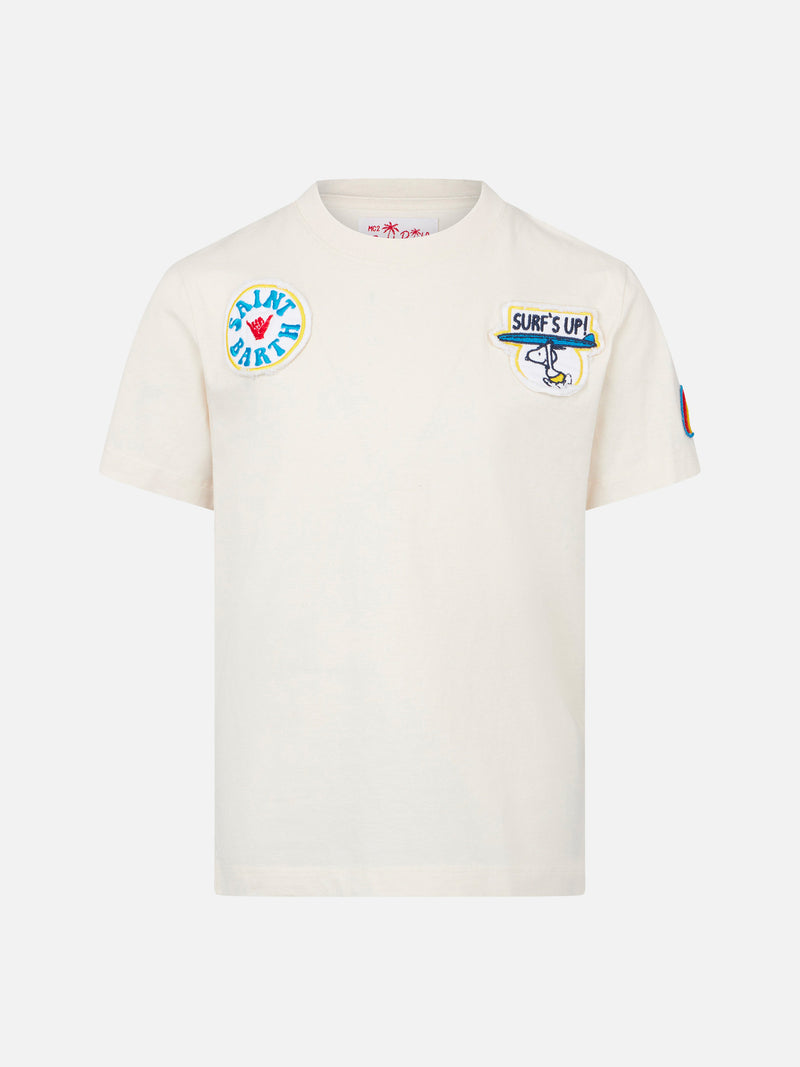 Jungen-T-Shirt mit Snoopy-Aufnähern | SNOOPY – PEANUTS™ SONDEREDITION