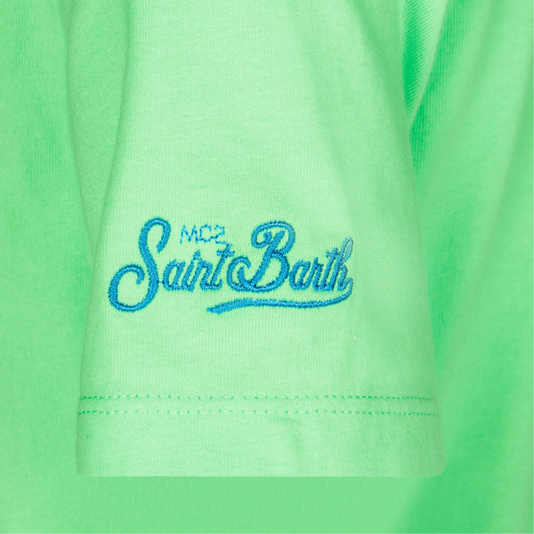 Grünes Baumwoll-T-Shirt für Jungen mit Snoopy-Aufdruck | PEANUTS™ SONDEREDITION