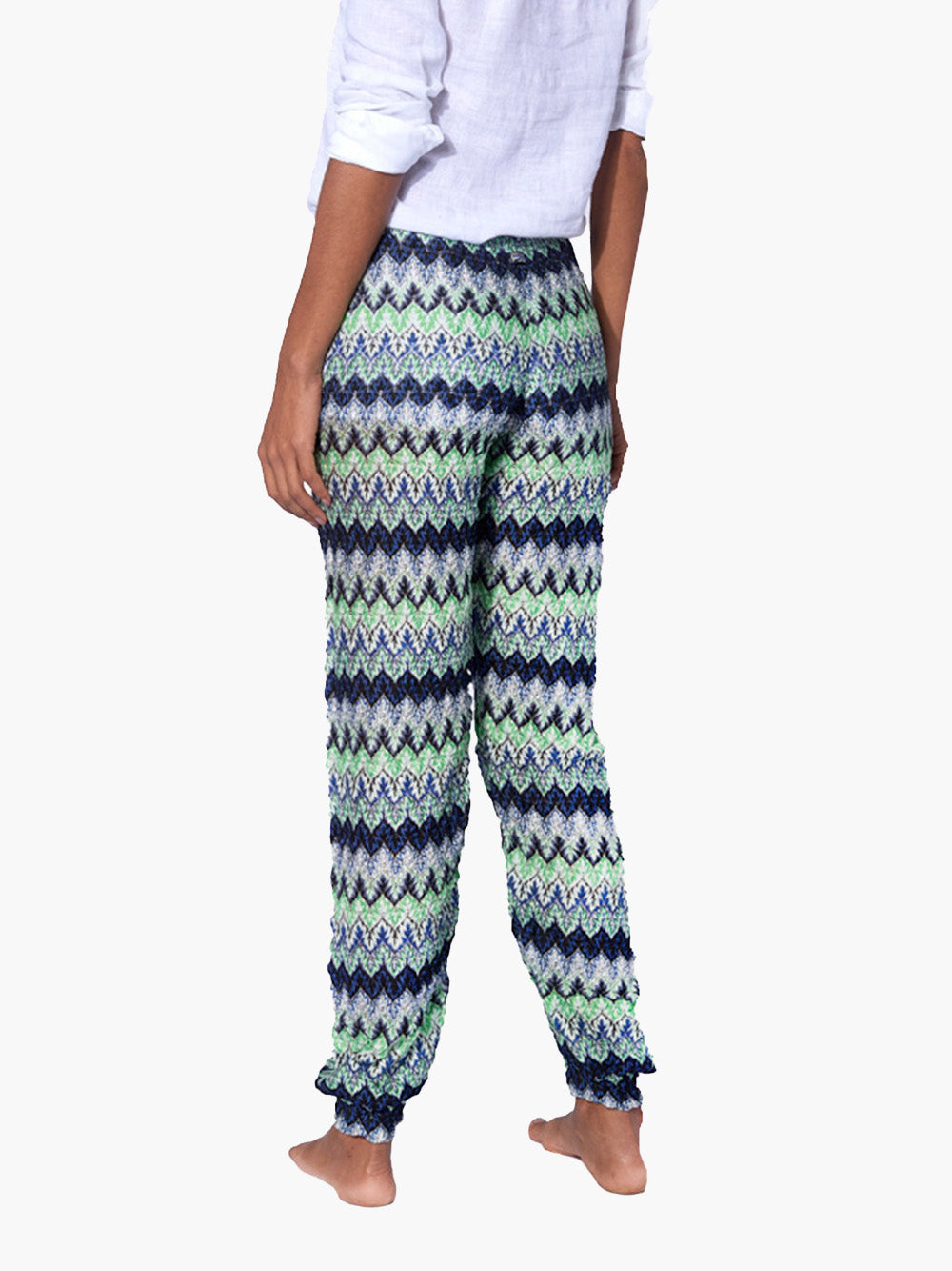 Multicolor bluette chevron knitted pants - MC2 Saint Barth