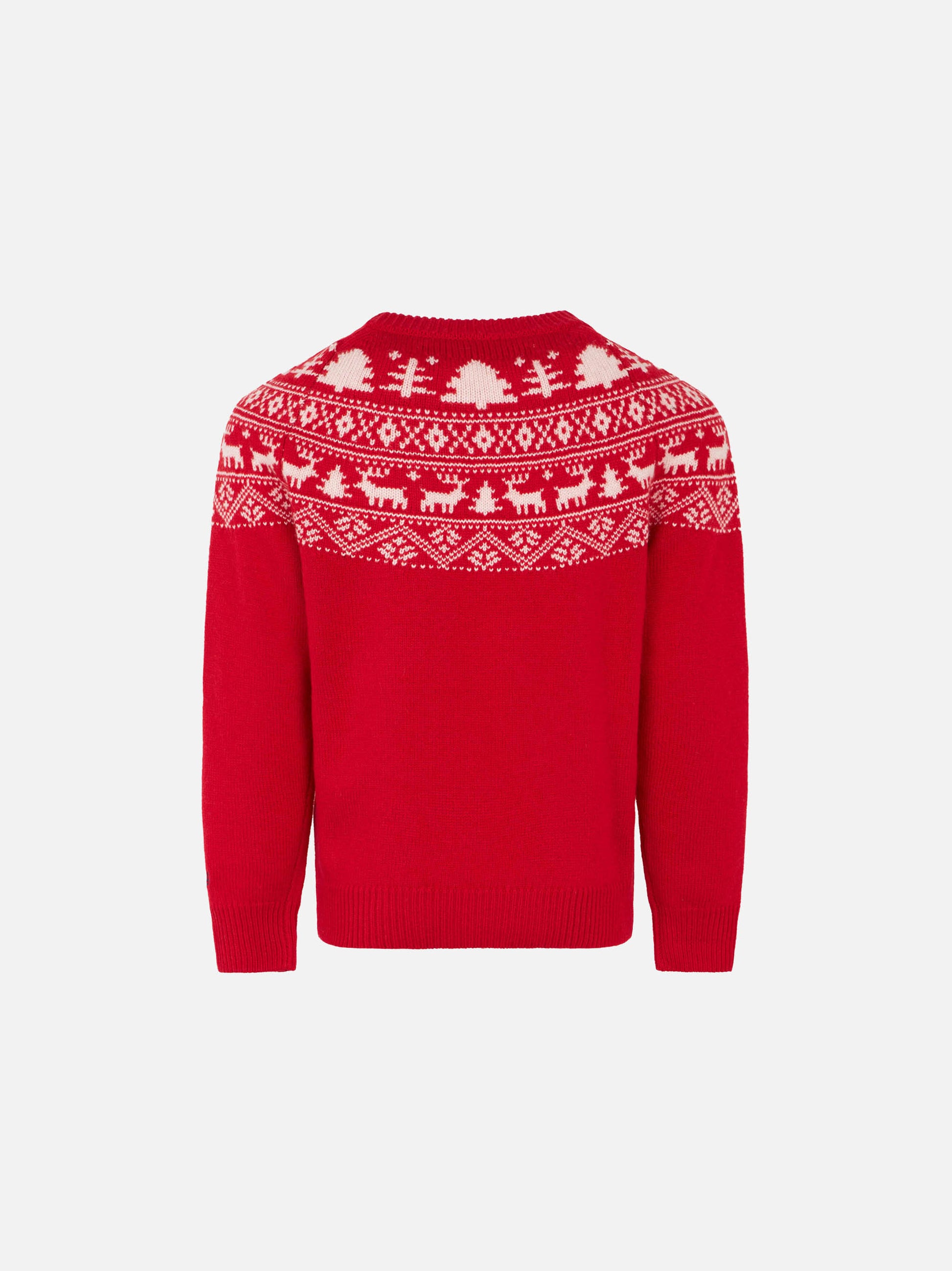 Saint Barth Norwegian print boy sweater - MC2 Saint Barth