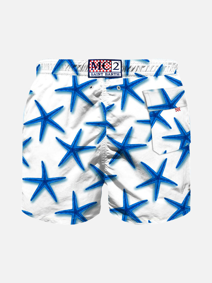 Starfish print boy swim shorts - MC2 Saint Barth