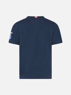 St.Barth marineblaues Jungen-T-Shirt