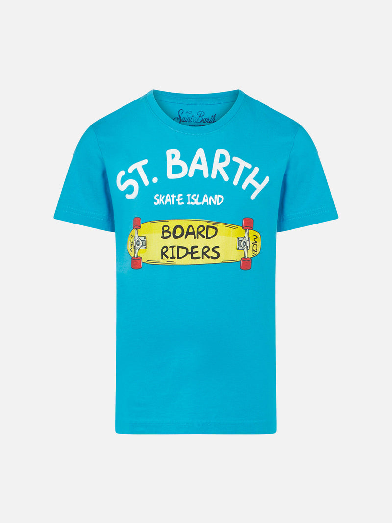 Jungen-T-Shirt mit Skate Island-Print