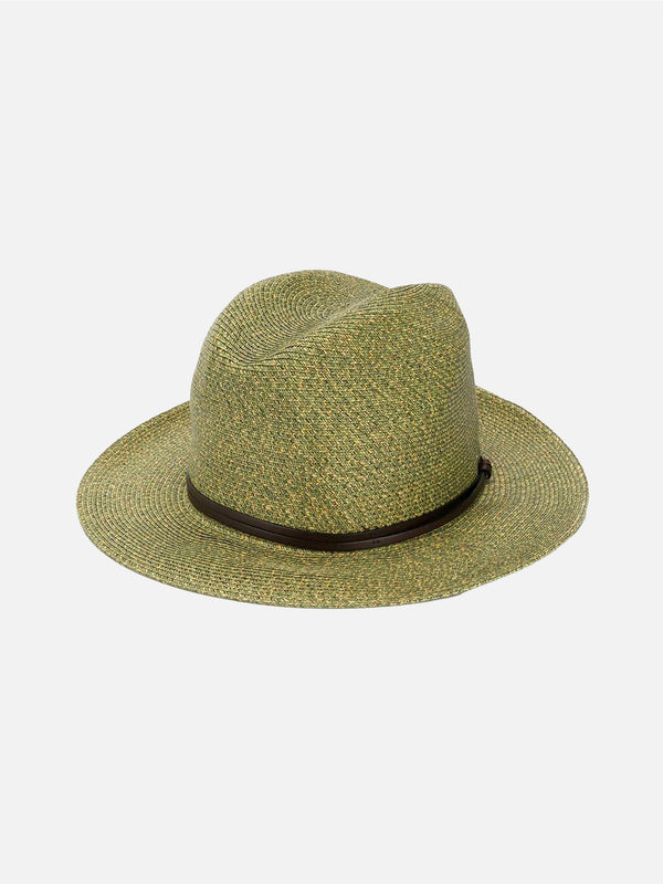 Militärischer Hut aus grünem Papier
