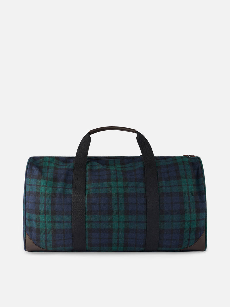 Reisetasche mit Tartan-Print