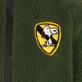 Kid sherpa jacket with Snoopy patch | Peanuts® Special Edition