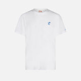 Man terry white t-shirt with pocket