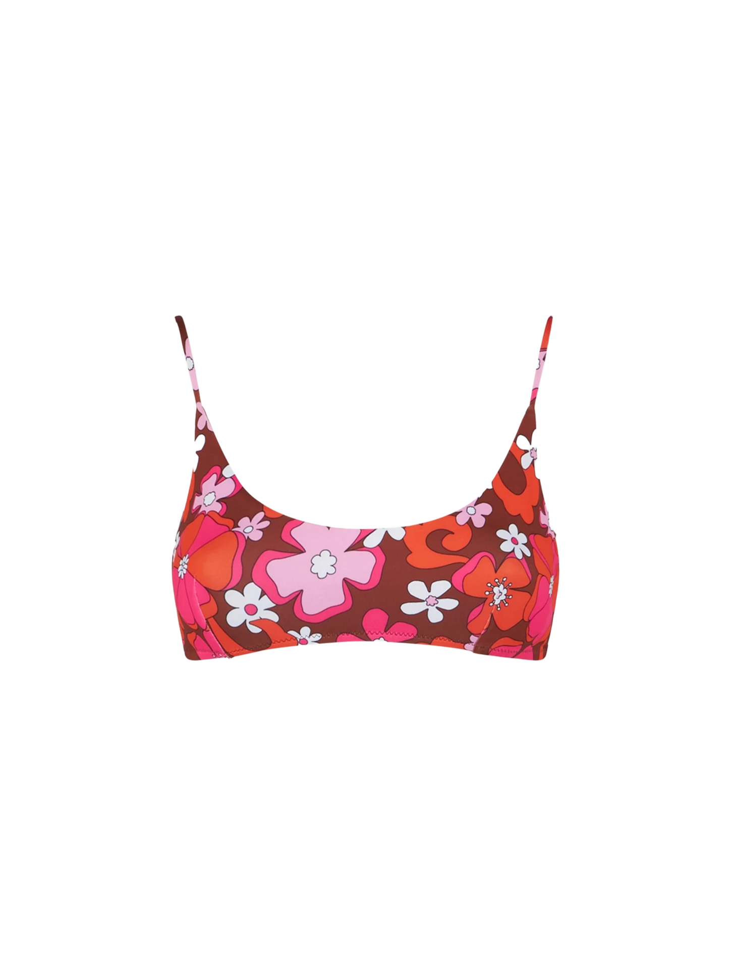 Costume da bagno donna bralette con stampa fiori