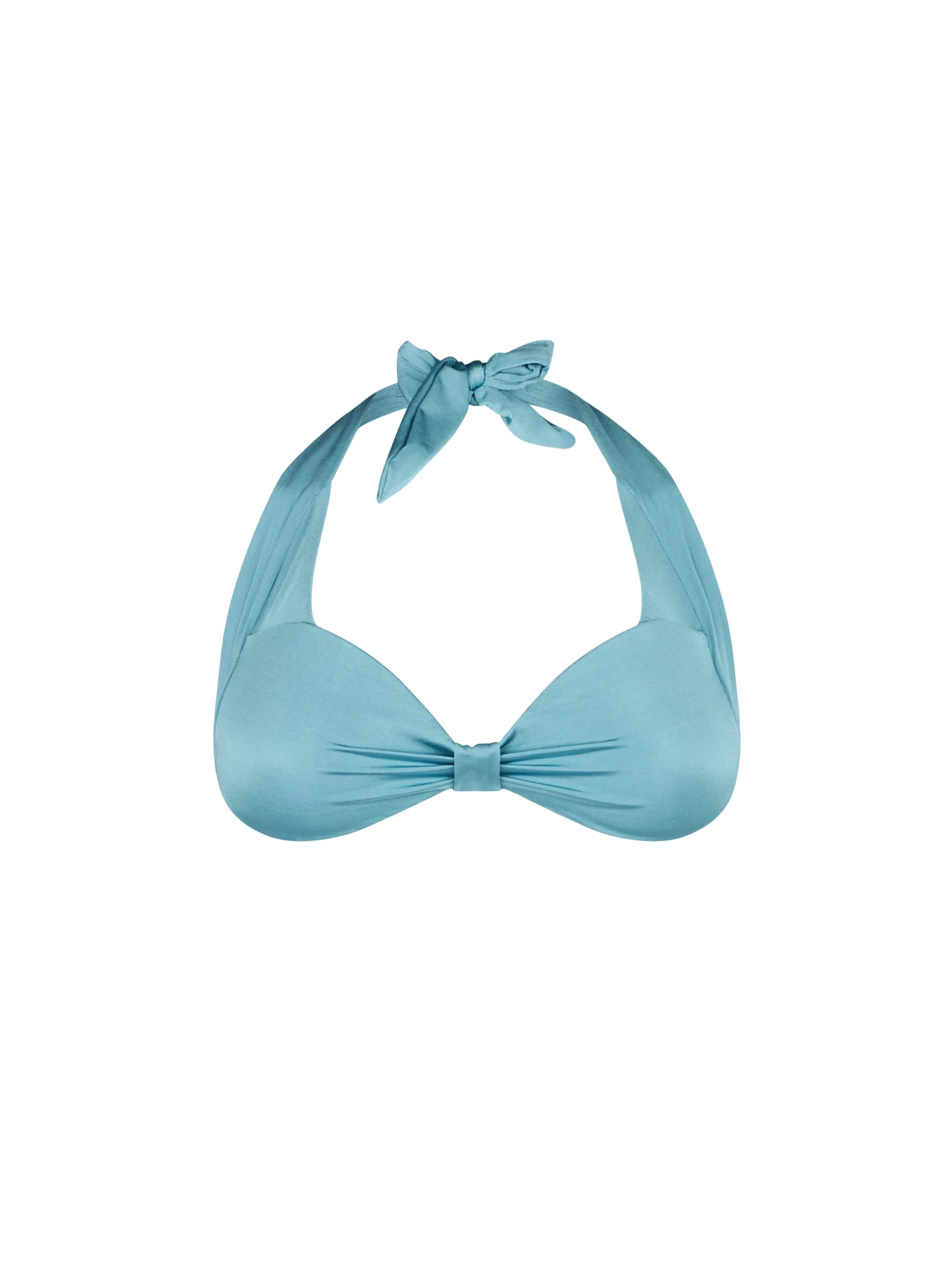 Shiny light blue bralette - MC2 Saint Barth