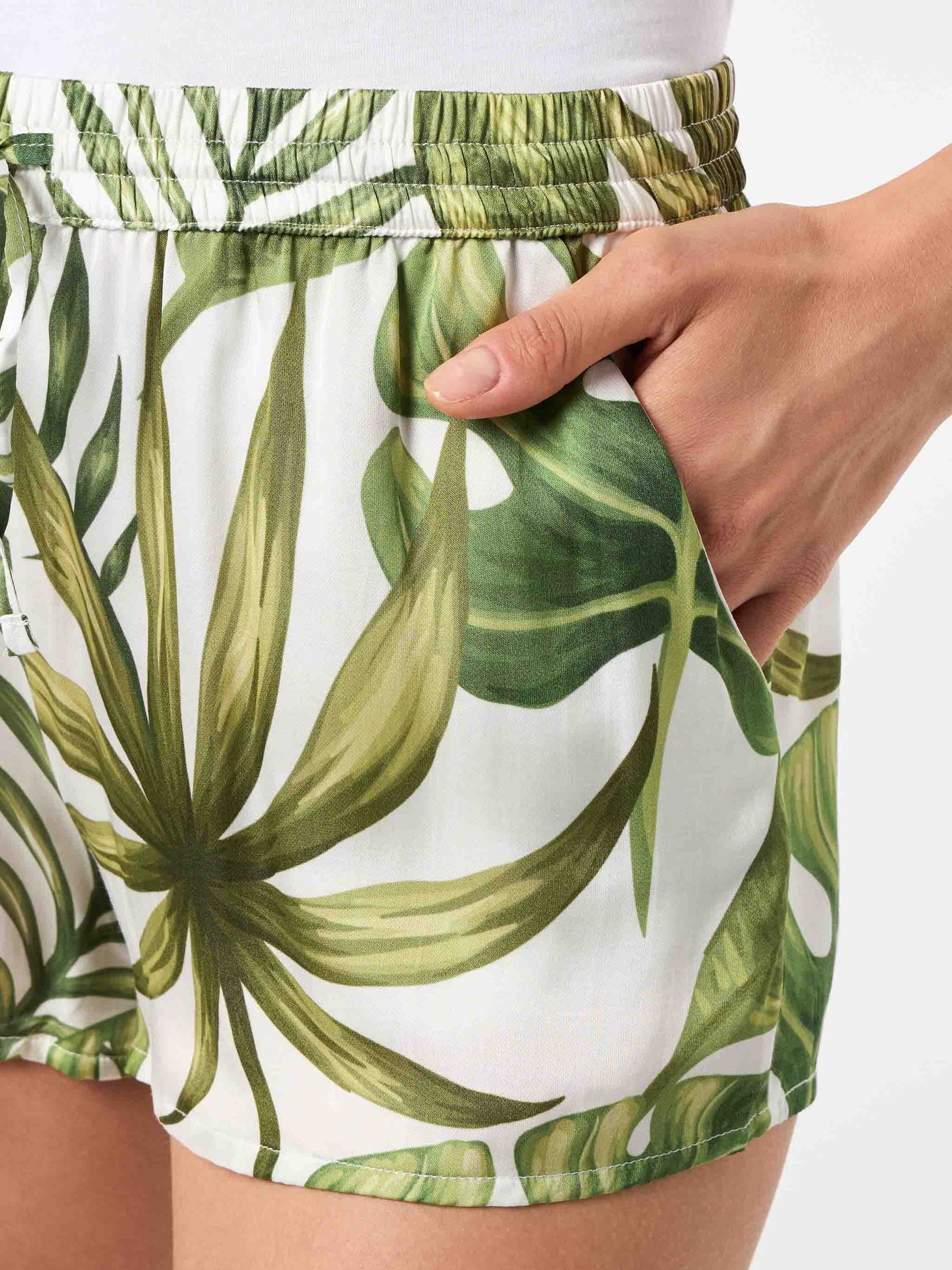 Tropical print woman shorts - MC2 Saint Barth