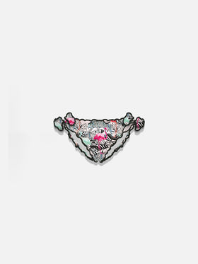 Girl swim briefs with tropical print - MC2 Saint Barth