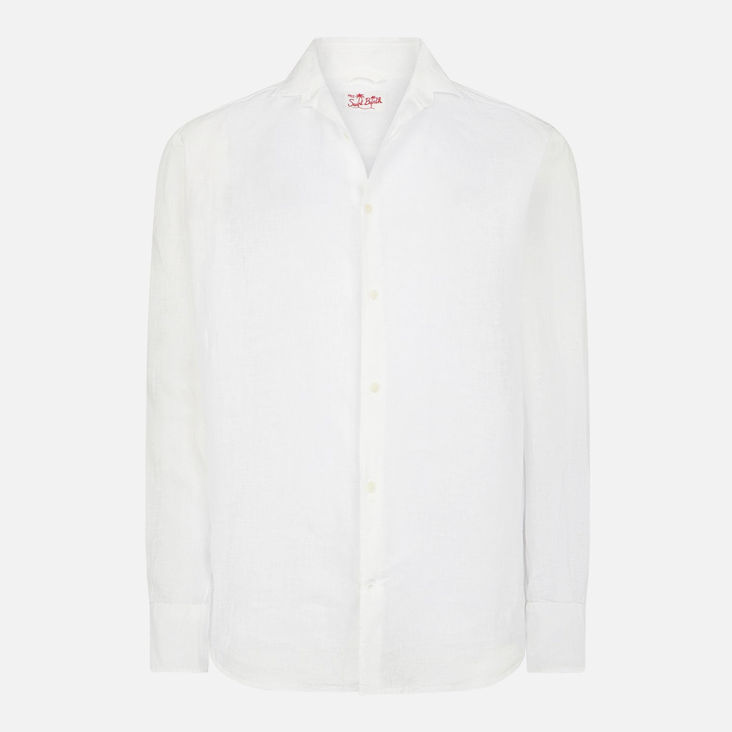 Camicia da uomo Pamplona in lino bianco