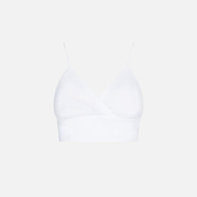 White linen bralette top - MC2 Saint Barth