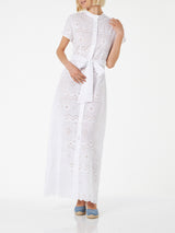 Woman white sangallo dress Keira