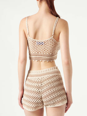 Multicolor crochet top - MC2 Saint Barth