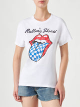 Damen-T-Shirt aus Baumwolle mit Rolling-Stones-Aufdruck | Rolling Stones® Sonderausgabe