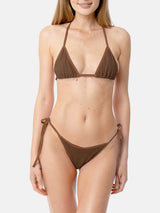 Crinkle-Triangel-Bikini für Damen