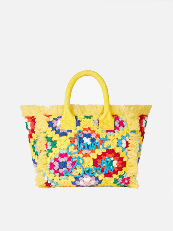 Colette crochet handbag with fringes