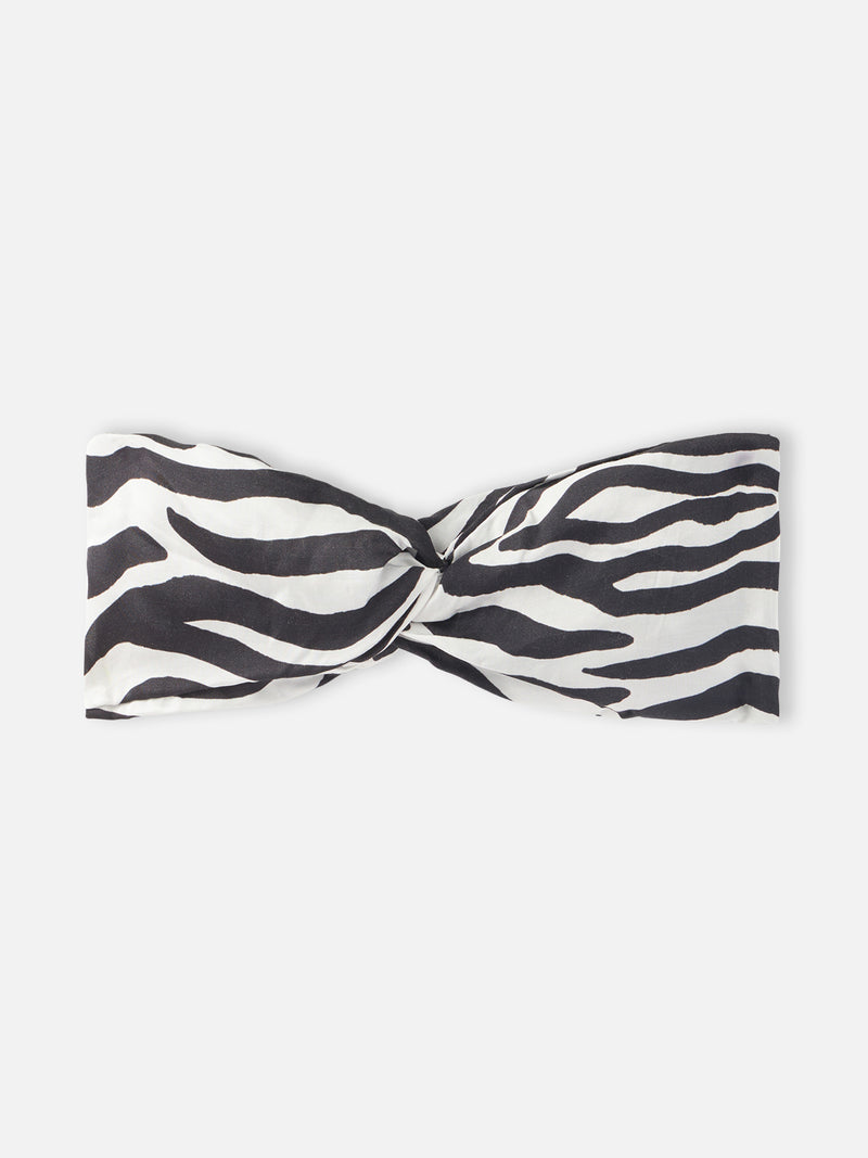 Woman zebra hairband