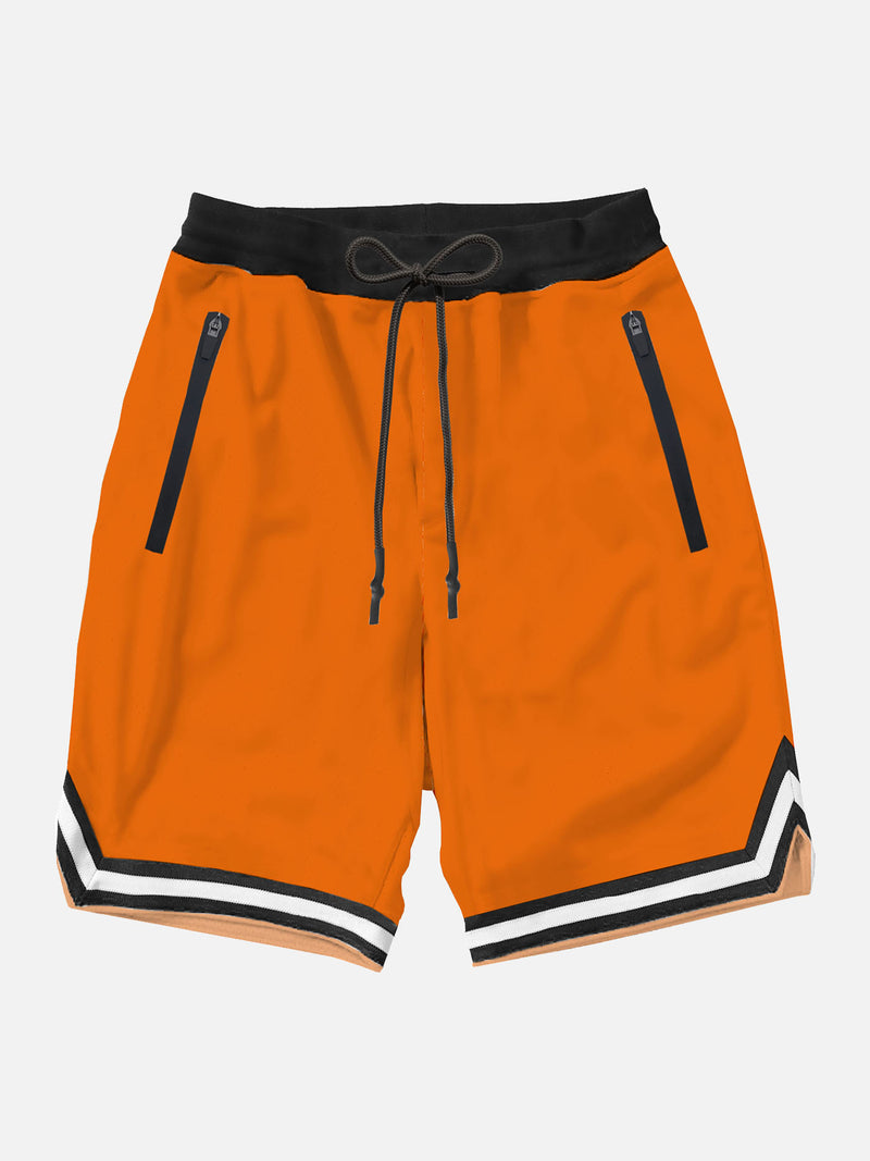 Fluo orange swim shorts surf style