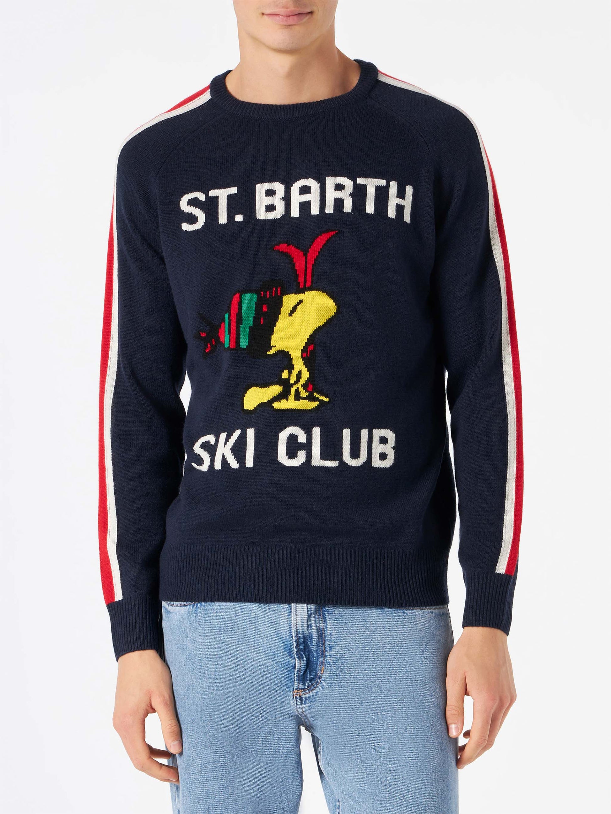 Man sweater with Woodstock print | WOODSTOCK - PEANUTS™ SPECIAL EDITION - MC2 Saint Barth