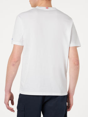 Herren-T-Shirt mit „Only with Aperol“-Stickerei vorne | APEROL SONDEREDITION