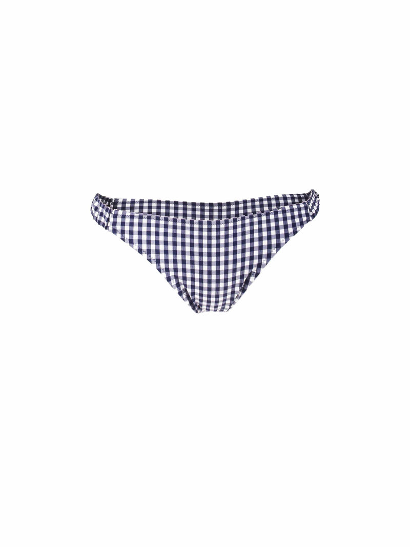 Badeshorts mit Gingham-Print