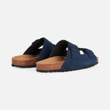 Blue terry man sandals