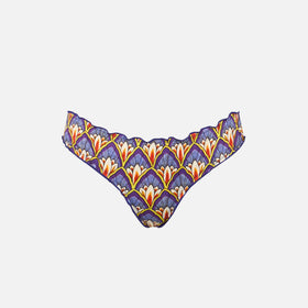 Woman cheeky swim briefs with print - MC2 Saint Barth
