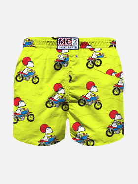 Costume da bagno da bambino con stampa rider Snoopy | SNOOPY - EDIZIONE SPECIALE PEANUTS™