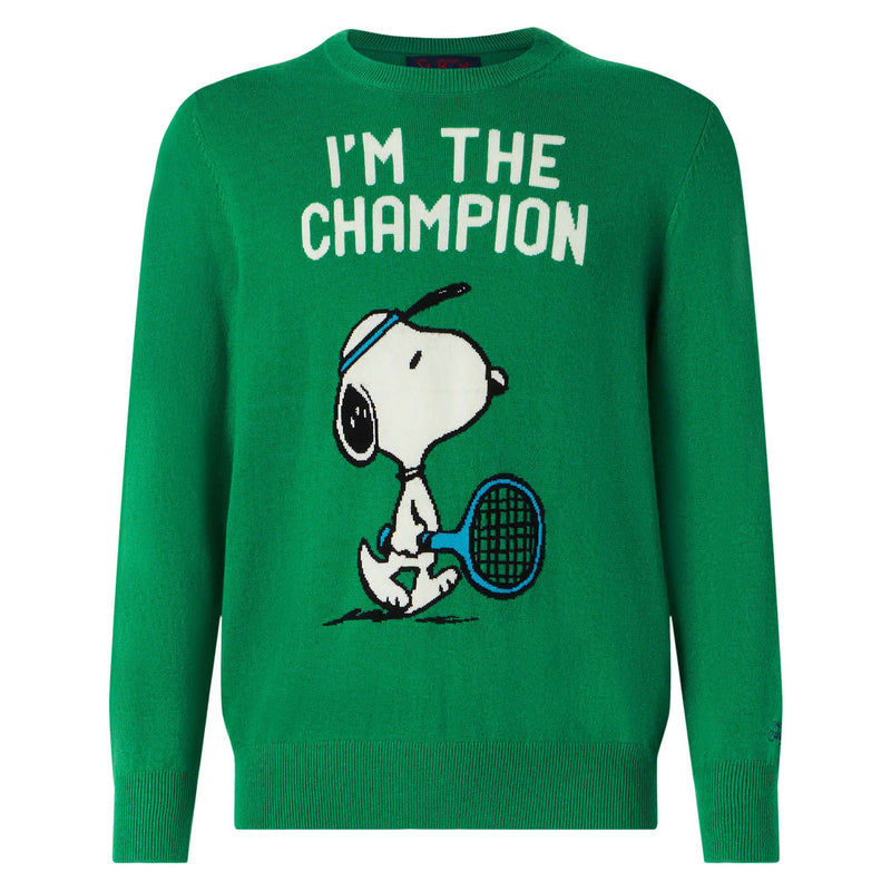 Maglia da uomo con stampa Snoopy I'm the Champion | Edizione speciale Peanuts™