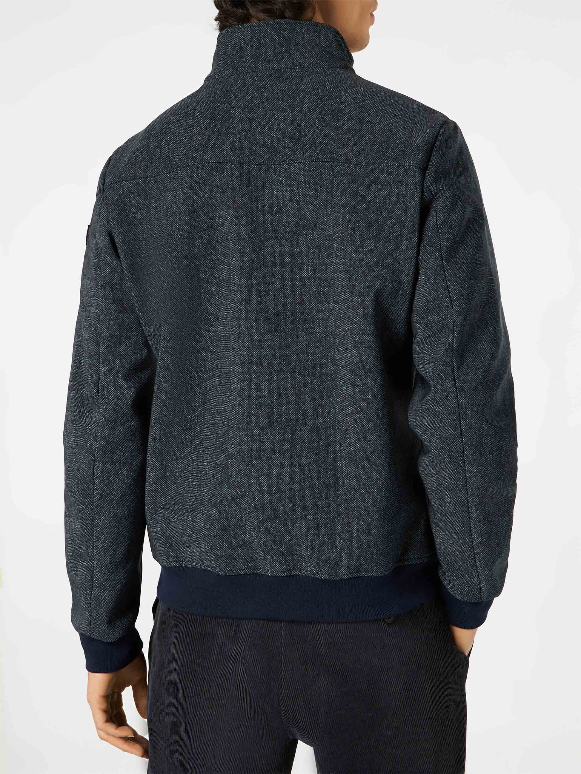 Man mélange blue thermo jacket Byron - MC2 Saint Barth