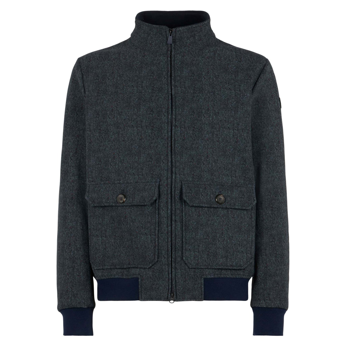 Man mélange blue thermo jacket Byron - MC2 Saint Barth