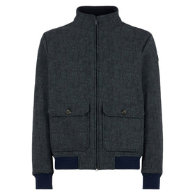Man mélange blue thermo jacket Byron - MC2 Saint Barth
