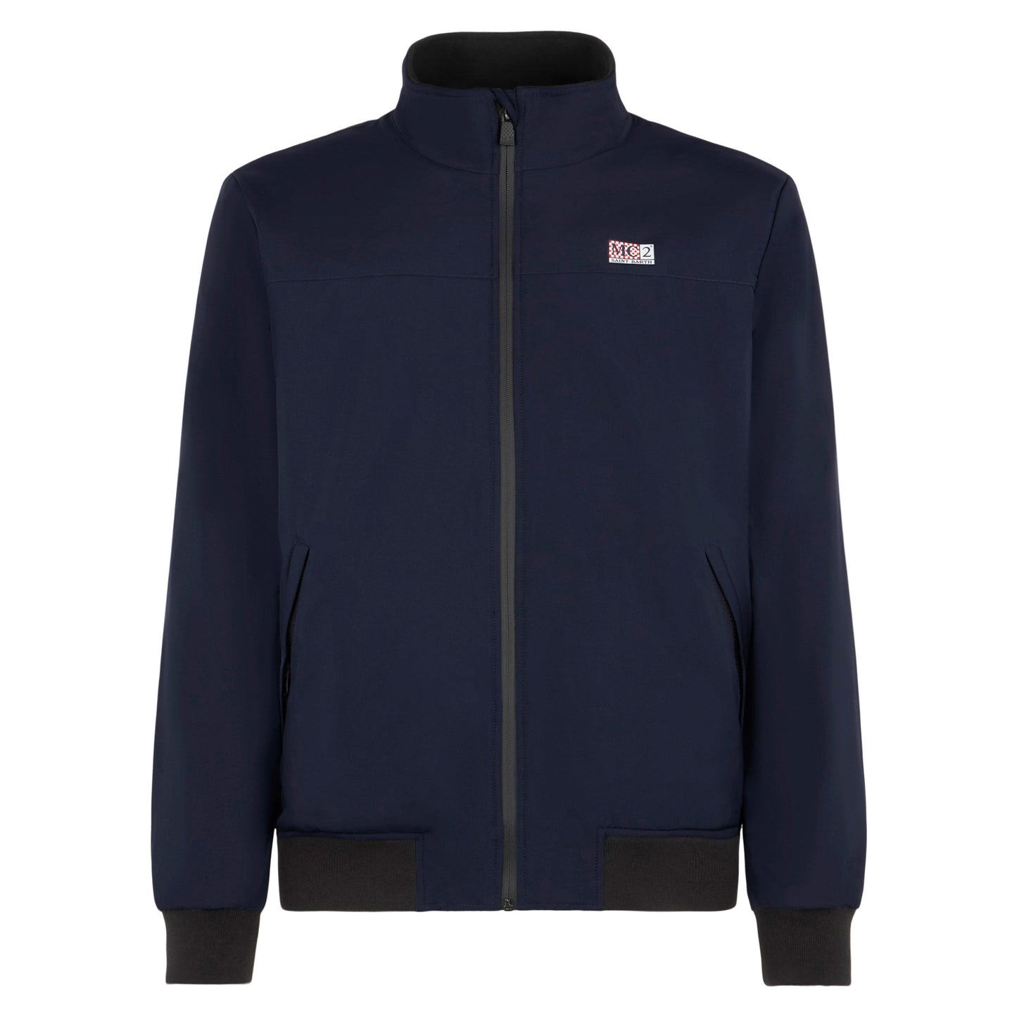 Blaue Bomberjacke Country für Herren mit pelzigem Futter