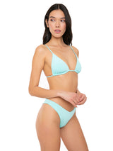 Bikini da donna a triangolo verde acqua